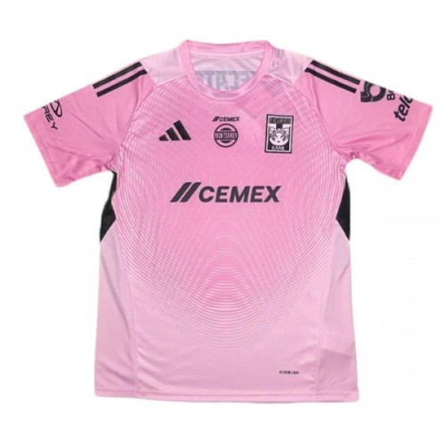 Maglia Portiere Tigres UANL 2025-26 Maniche Corte Rosa - Uomo Maglia Portiere Tigres UANL 2025-26 Maniche Corte Rosa - Uomo